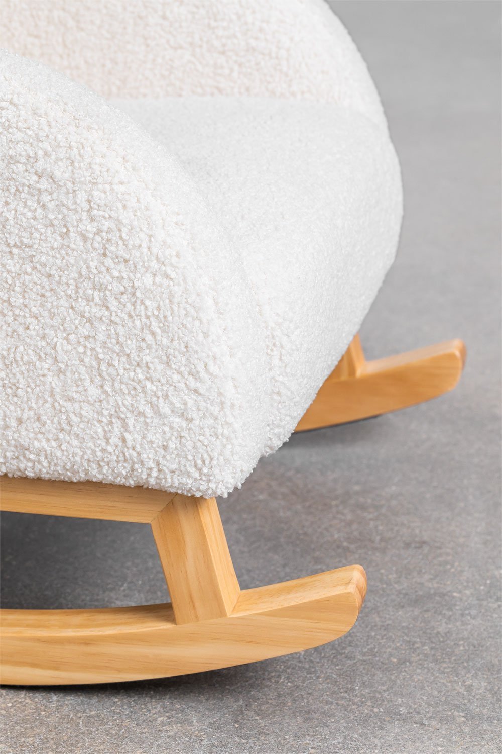 Fotel bujany Gigis Kids z owczej skóry, obrazek w galerii 6