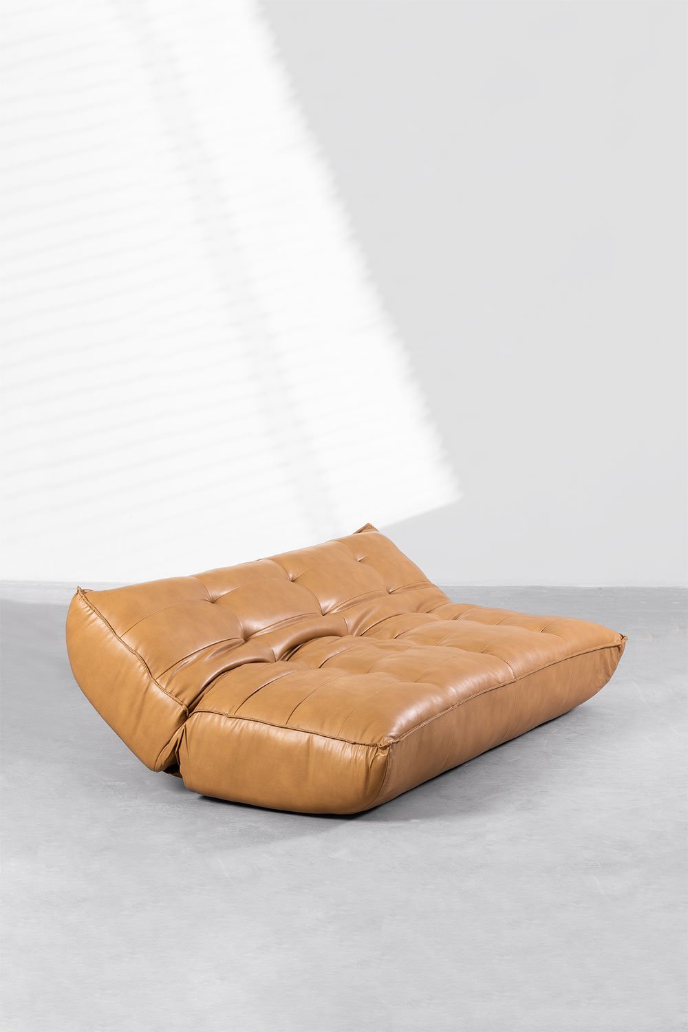 Sofa rozkładana 3-osobowa z ekoskóry Mati, obrazek w galerii 4