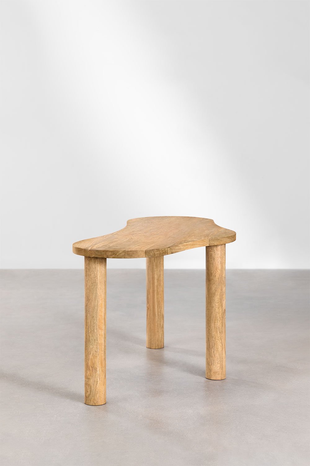 Biurko 140x60 cm z drewna mango Anecy, obrazek w galerii 3