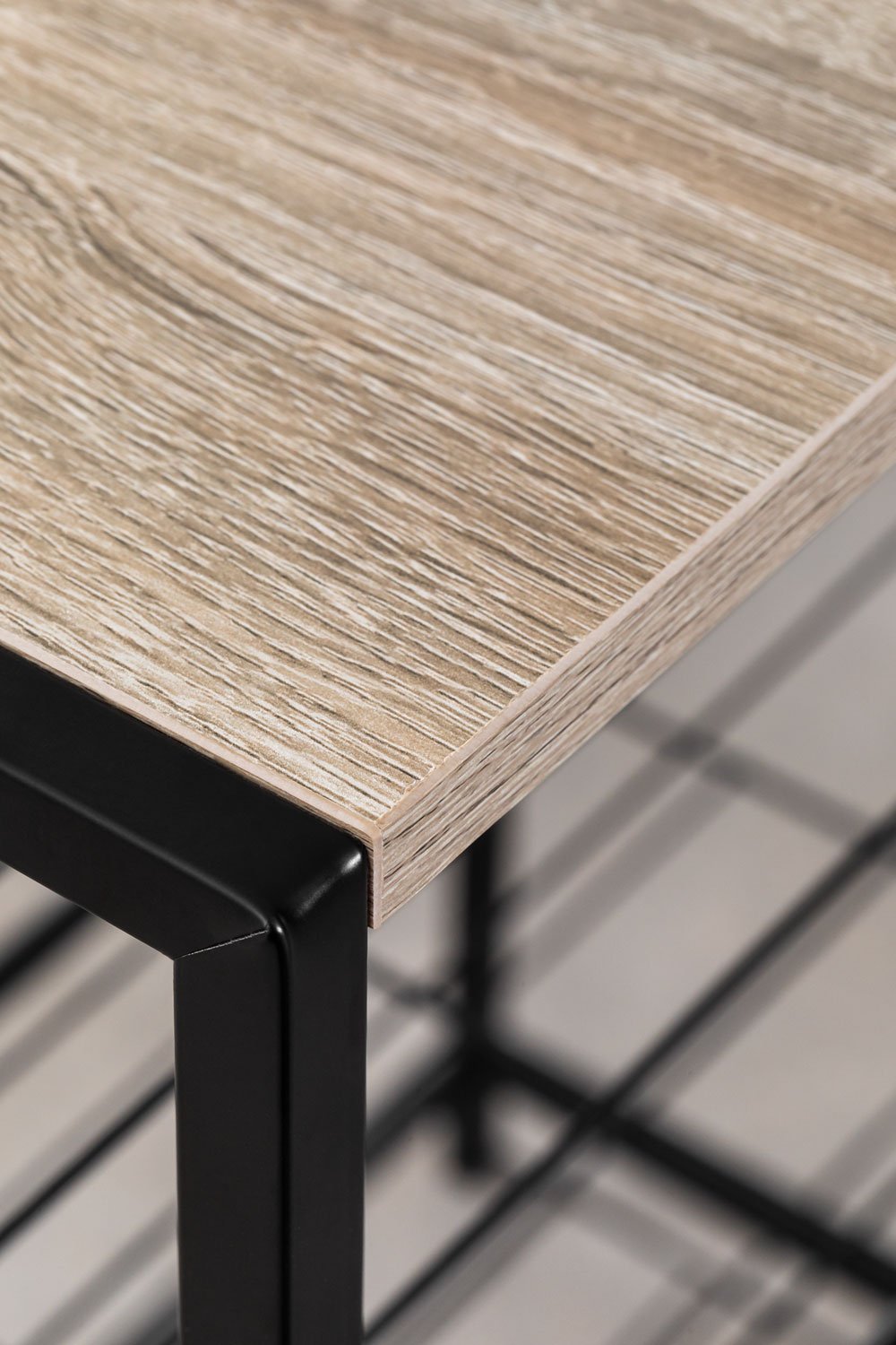 Szafka na buty z drewna i żelaza Baxter, obrazek w galerii 4