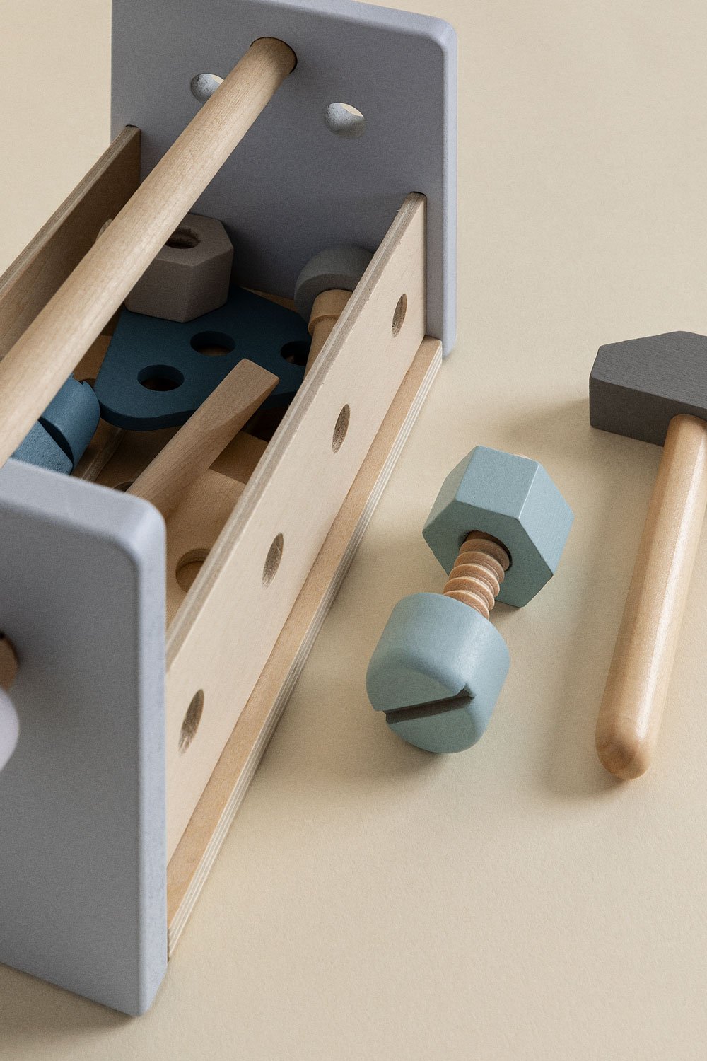 Skrzynka na narzędzia z drewna Donnie Kids, obrazek w galerii 5