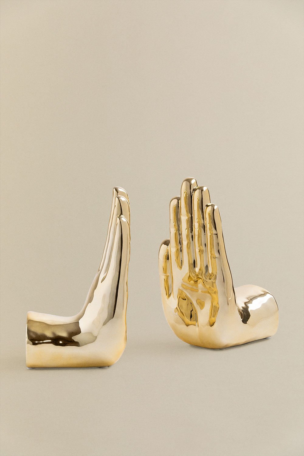 Zestaw 2 ceramicznych podpórek do książek Ranjit, obrazek w galerii 3