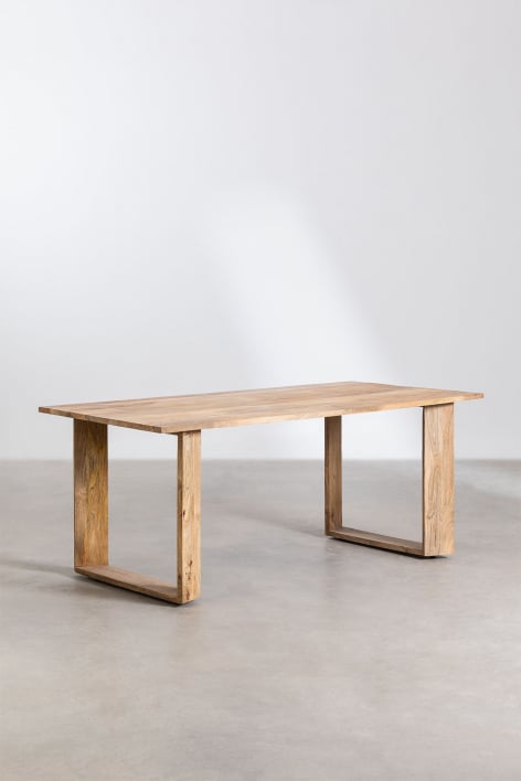 Prostokątny stół do jadalni z drewna mango (190x90 cm) Vesnya