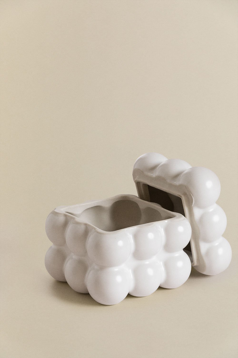 Dekoracyjne pudełko ceramiczne Ivar, obrazek w galerii 4