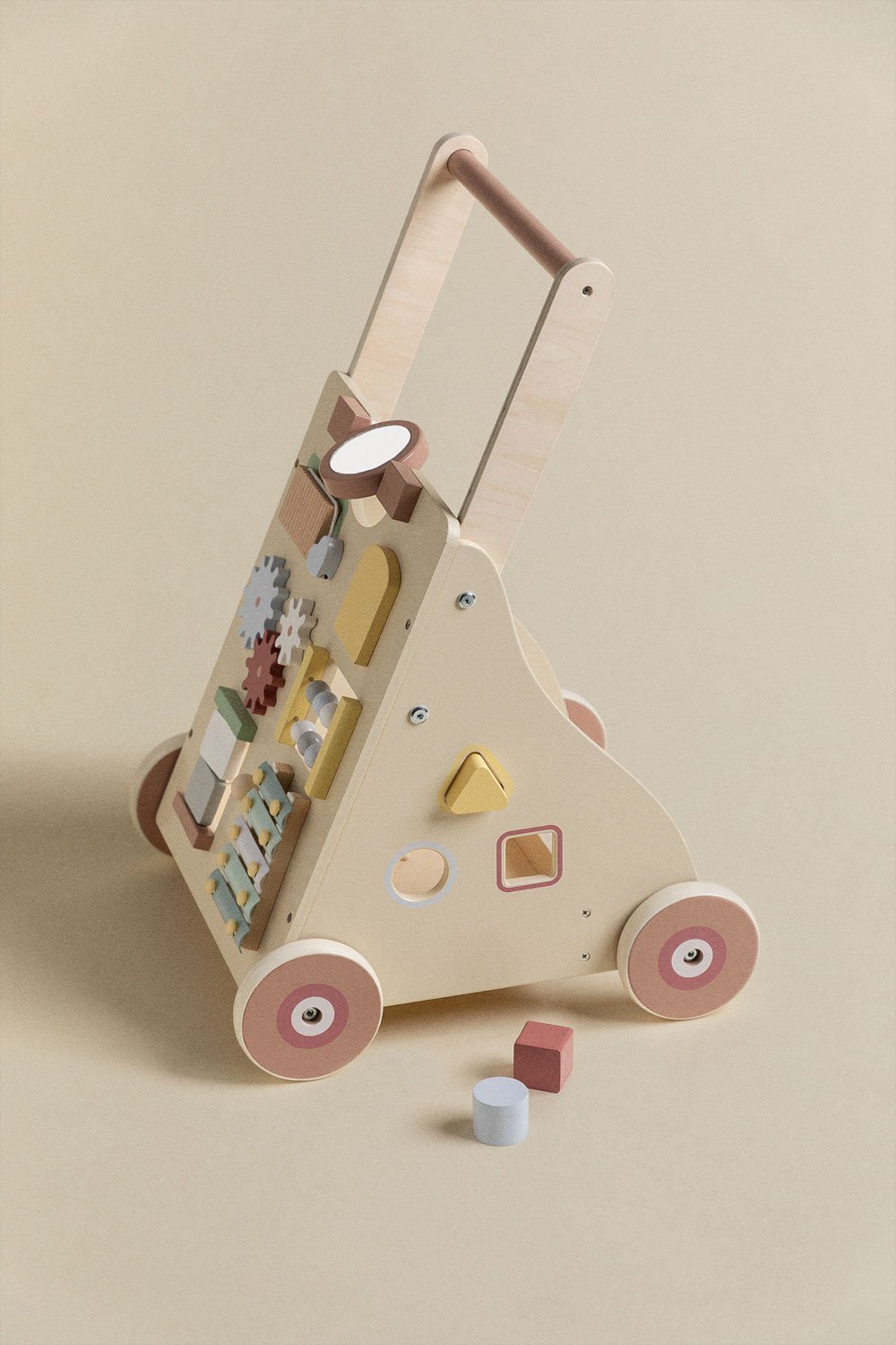 Wakko Kids drewniany wielofunkcyjny chodzik na kółkach, obrazek w galerii 4