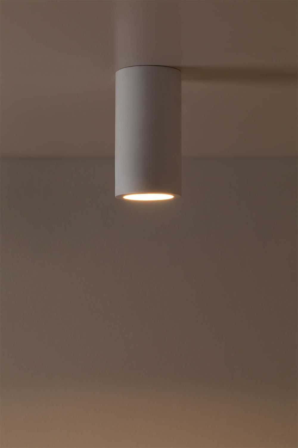 Lampa sufitowa z gipsu Idalia, obrazek w galerii 2