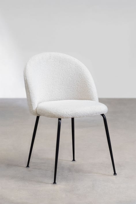 Zestaw 4 szenilowych krzeseł do jadalni Kana Design