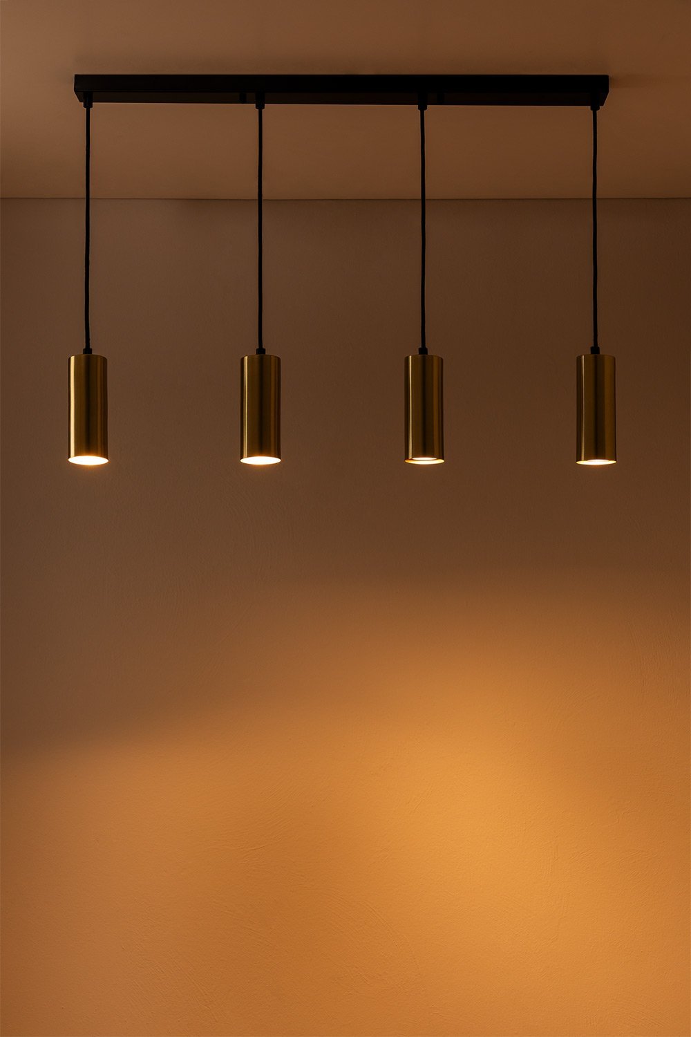 Lampa sufitowa wisząca z żelaza z 4 punktami świetlnymi Baysal, obrazek w galerii 3