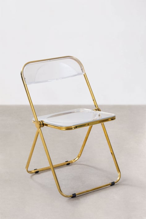 Składane krzesło do jadalni Kepko Gold