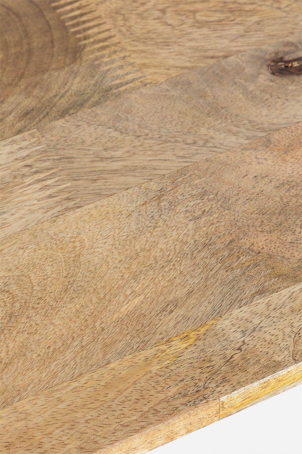 Wieszak ścienny z półką z drewna mango i stali Jensin, obrazek w galerii 5