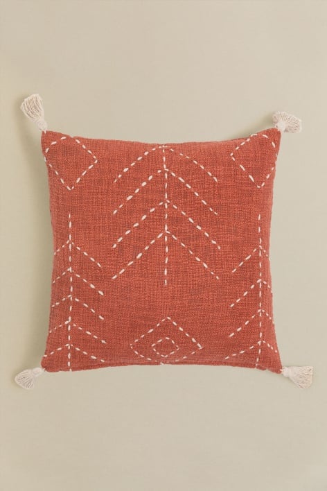 Kwadratowa poduszka z bawełny (40x40 cm) Lemes