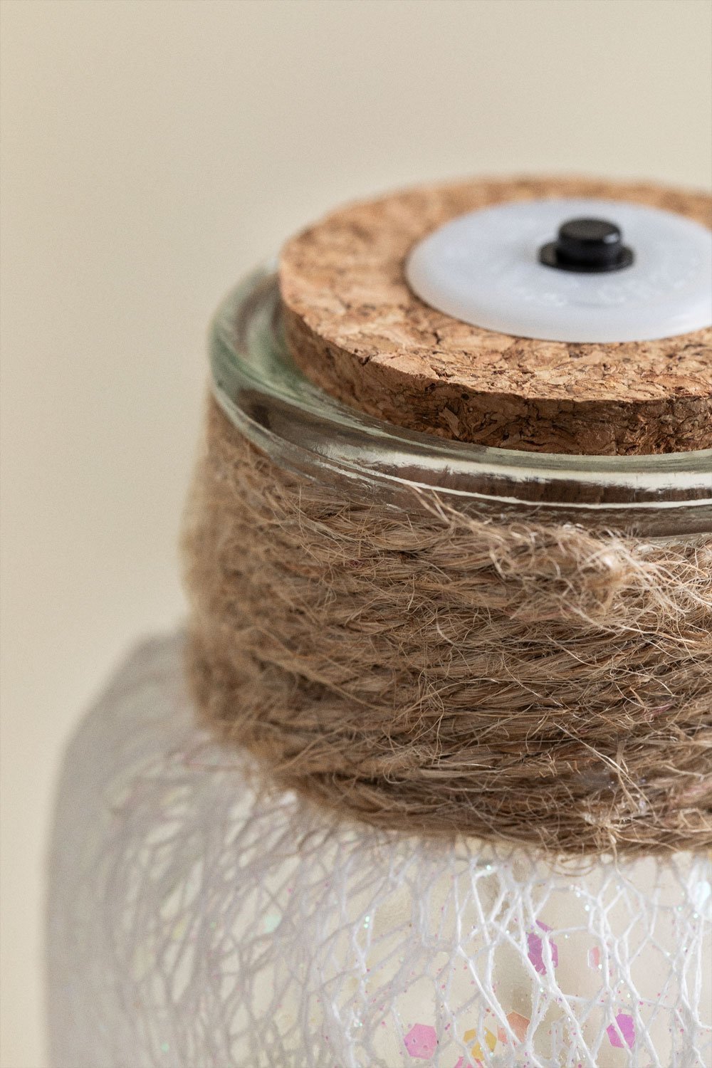 Słoik szklany z lampkami LED Gada, obrazek w galerii 5