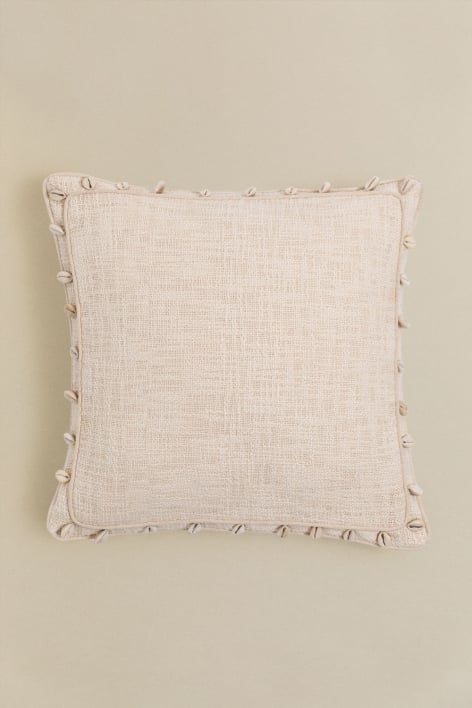 Kwadratowa poduszka z bawełny (45x45 cm) Agibe