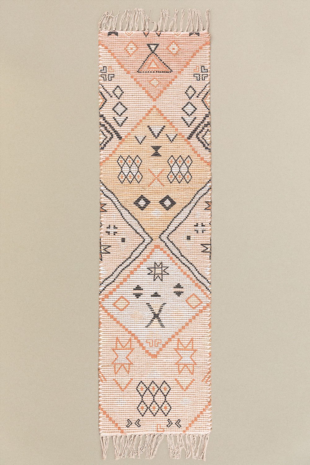 Dywan do przedpokoju z juty i tkaniny (170x42,5 cm) Nuada, obrazek w galerii 1