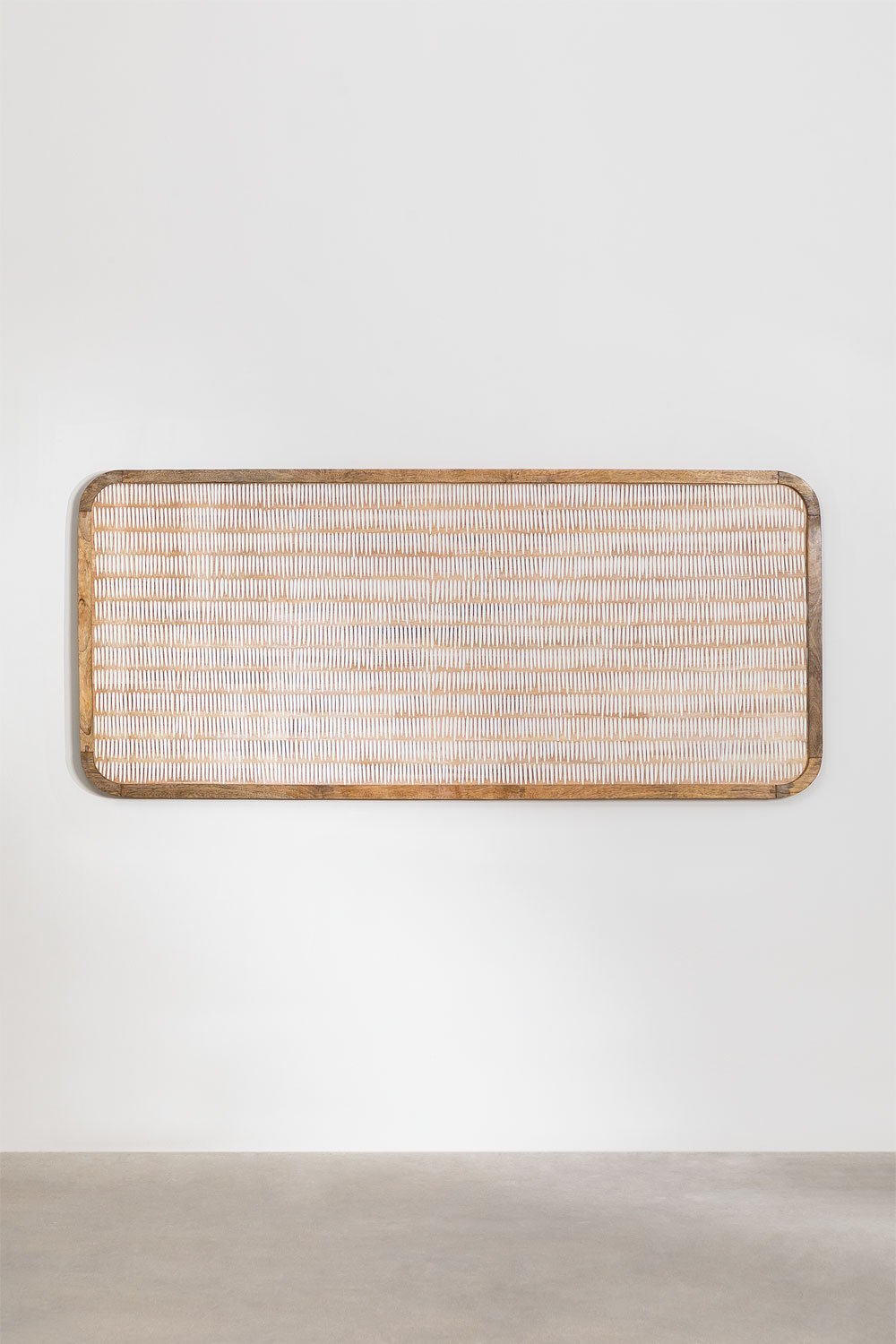 Zagłówek do Łóżka 150 cm z Drewna Mango  Yulara , obrazek w galerii 2