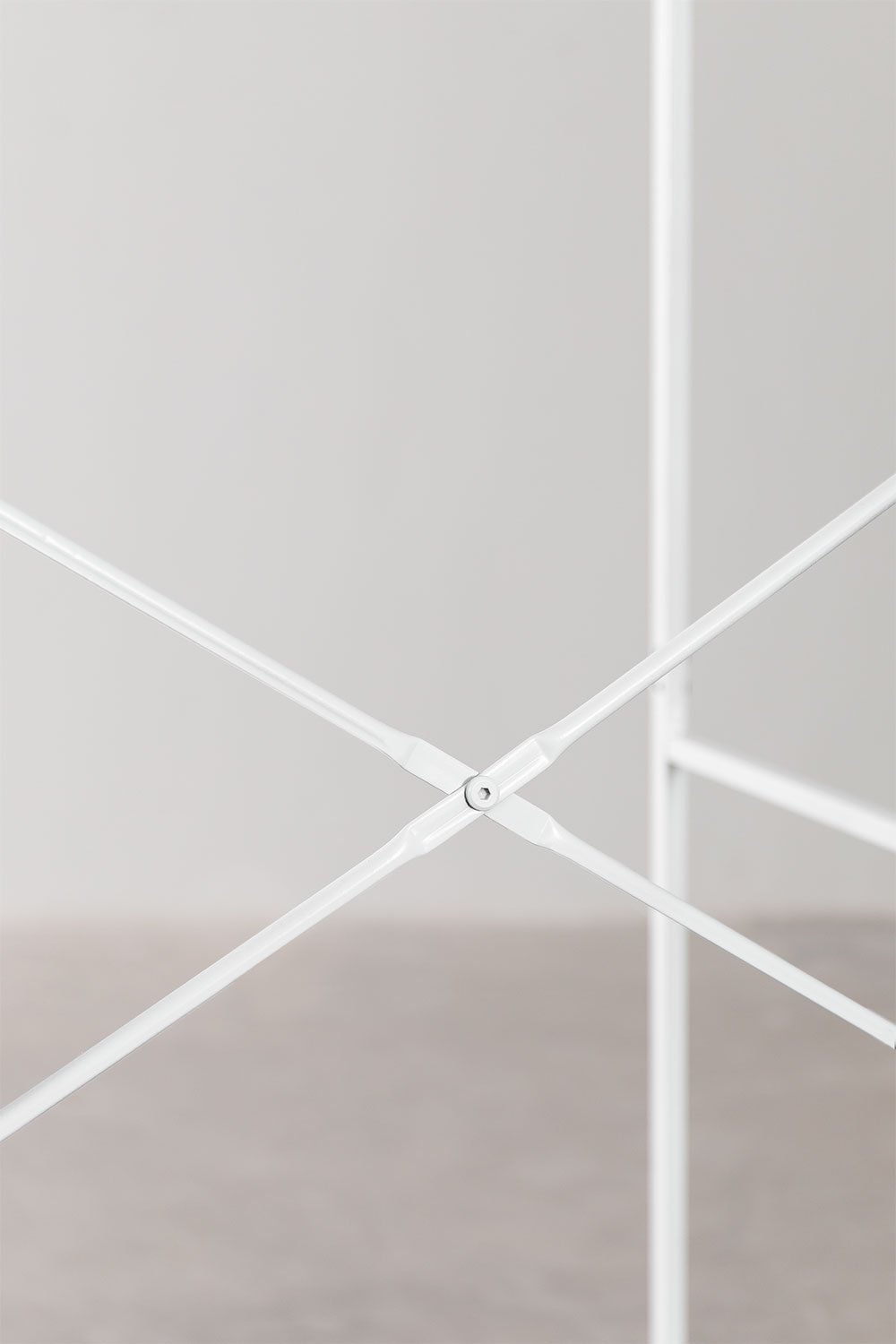 Otwarta szafa z drewna i metalu Baxter, obrazek w galerii 4