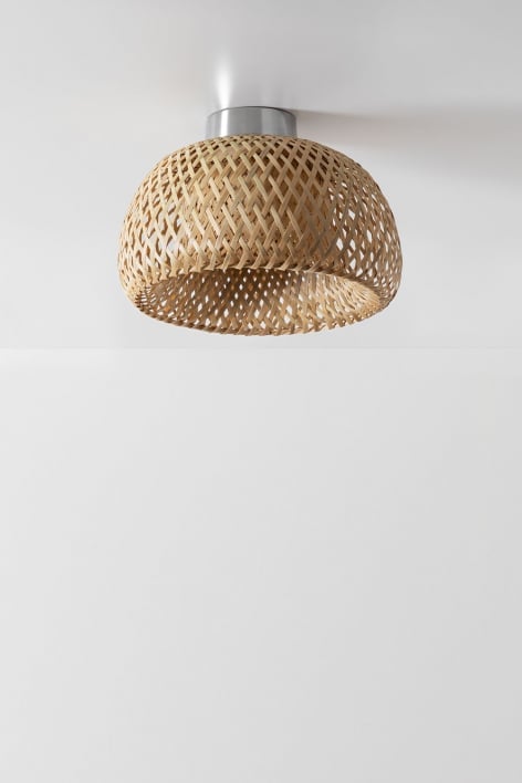 Bambusowa lampa sufitowa Ø30 cm Taumper