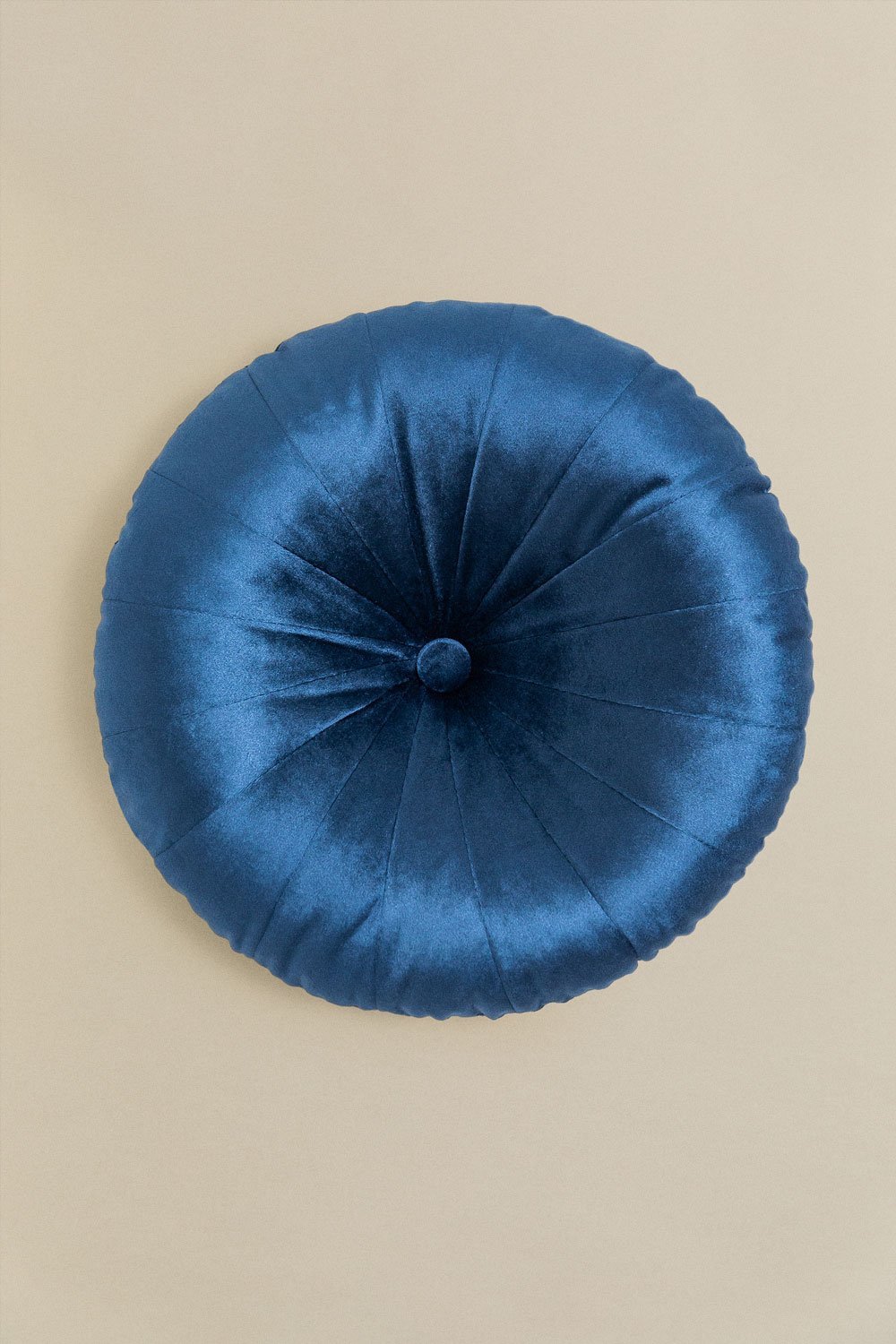 Okrągła Poduszka z Aksamitu (Ø38 cm) Kumba, obrazek w galerii 1
