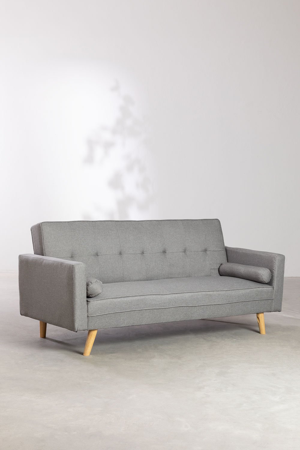 3-osobowa rozkładana sofa z lnu Davir, obrazek w galerii 3