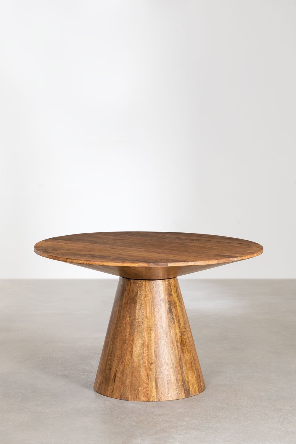 Okrągły stół do jadalni z drewna mango (Ø120 cm) Weymar, obrazek w galerii 2