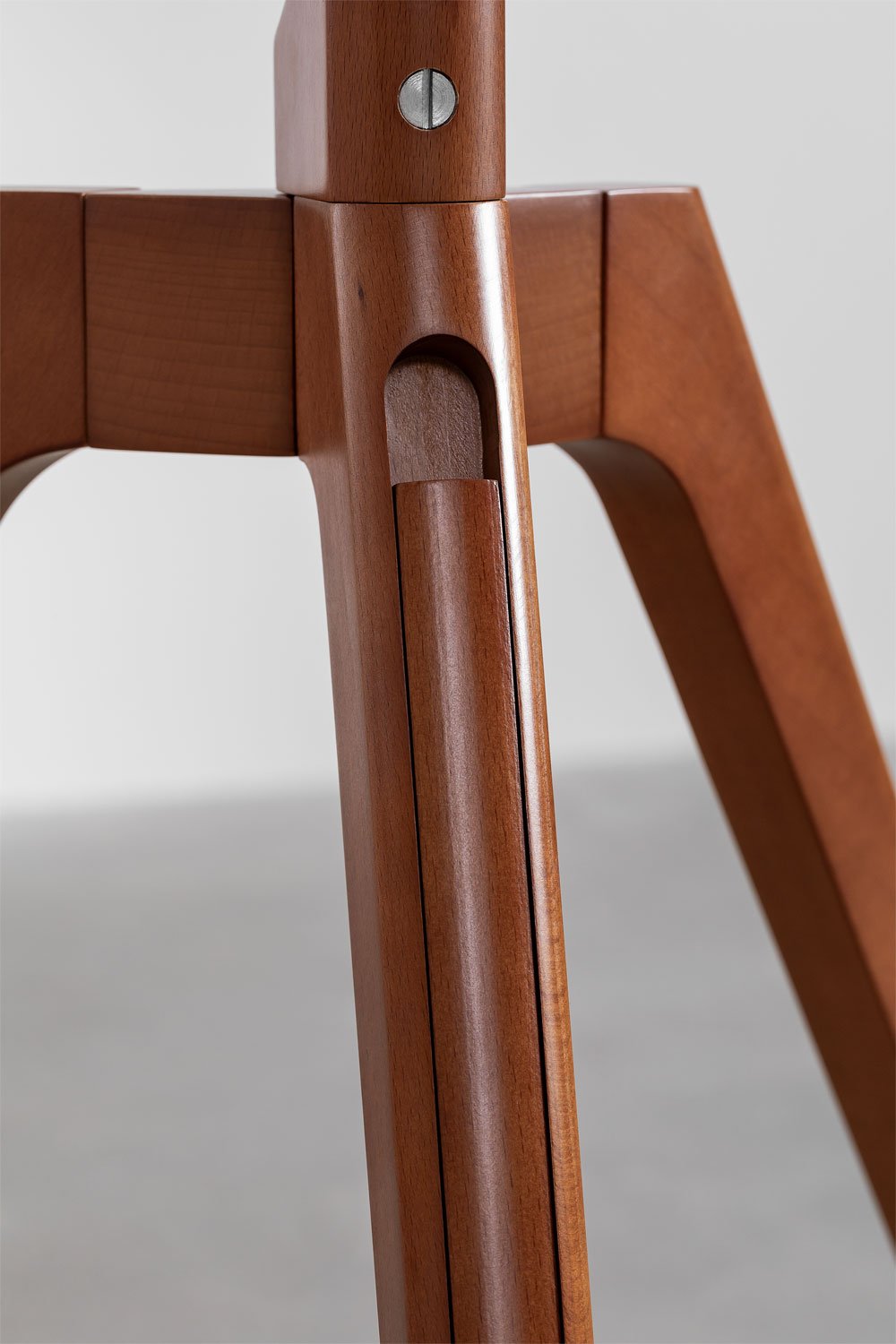 Curtiz Steel and Wood TV Tripod Floor Stand, obrazek w galerii 7