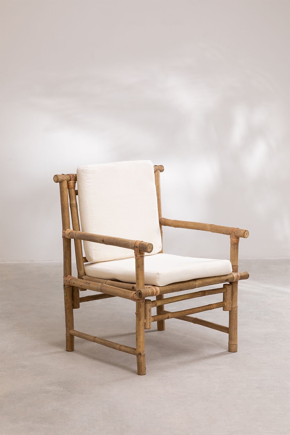 Bambusowy fotel ogrodowy Belise, obrazek w galerii 1