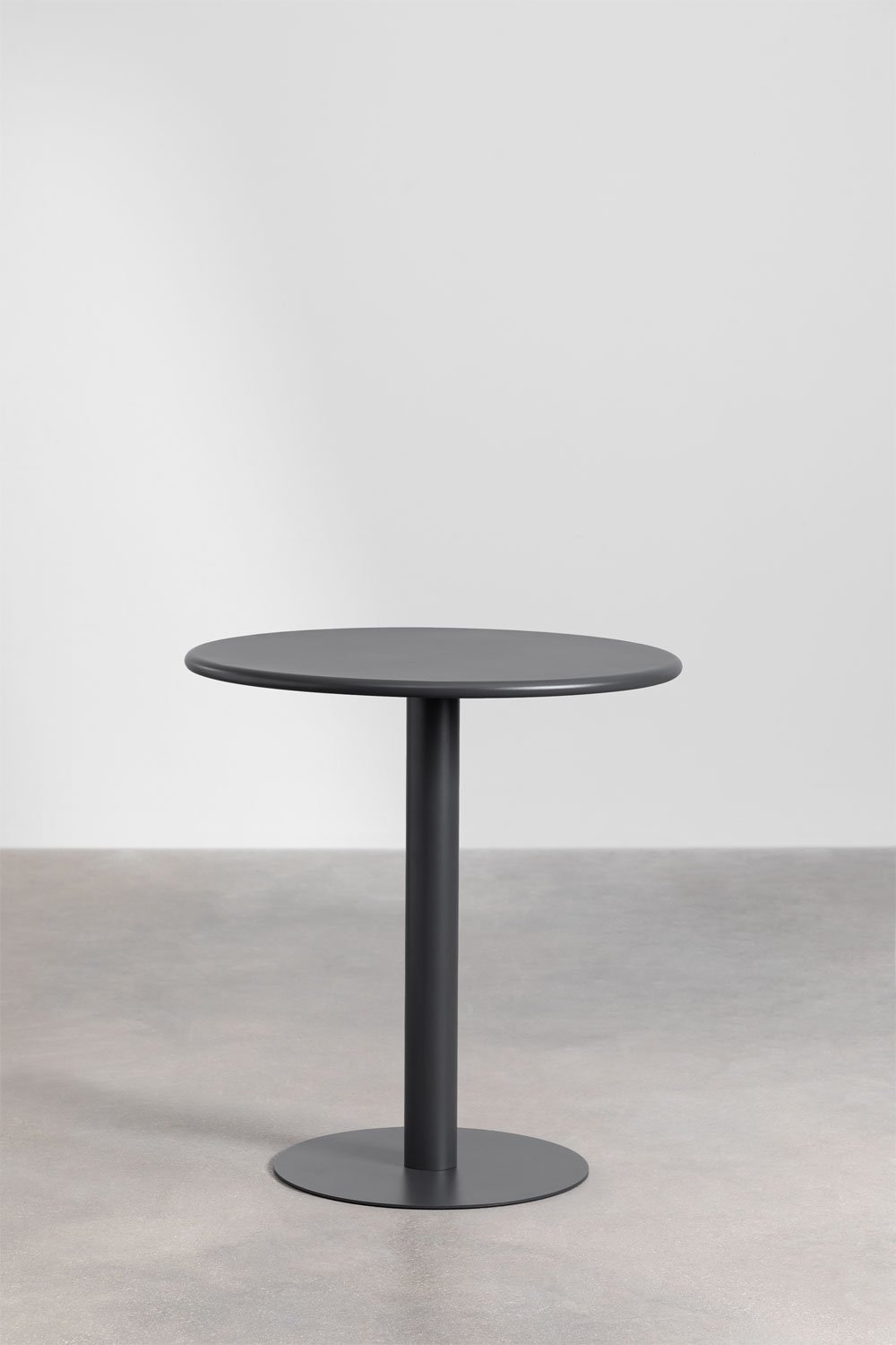 Okrągły metalowy stół do jadalni (Ø70 cm) Mizzi, obrazek w galerii 1