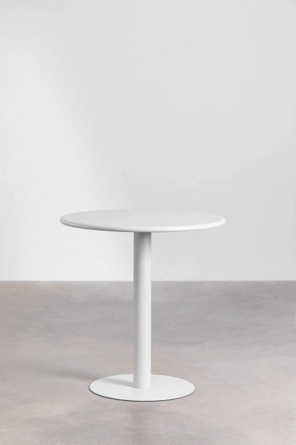 Okrągły metalowy stół do jadalni (Ø70 cm) Mizzi, obrazek w galerii 1
