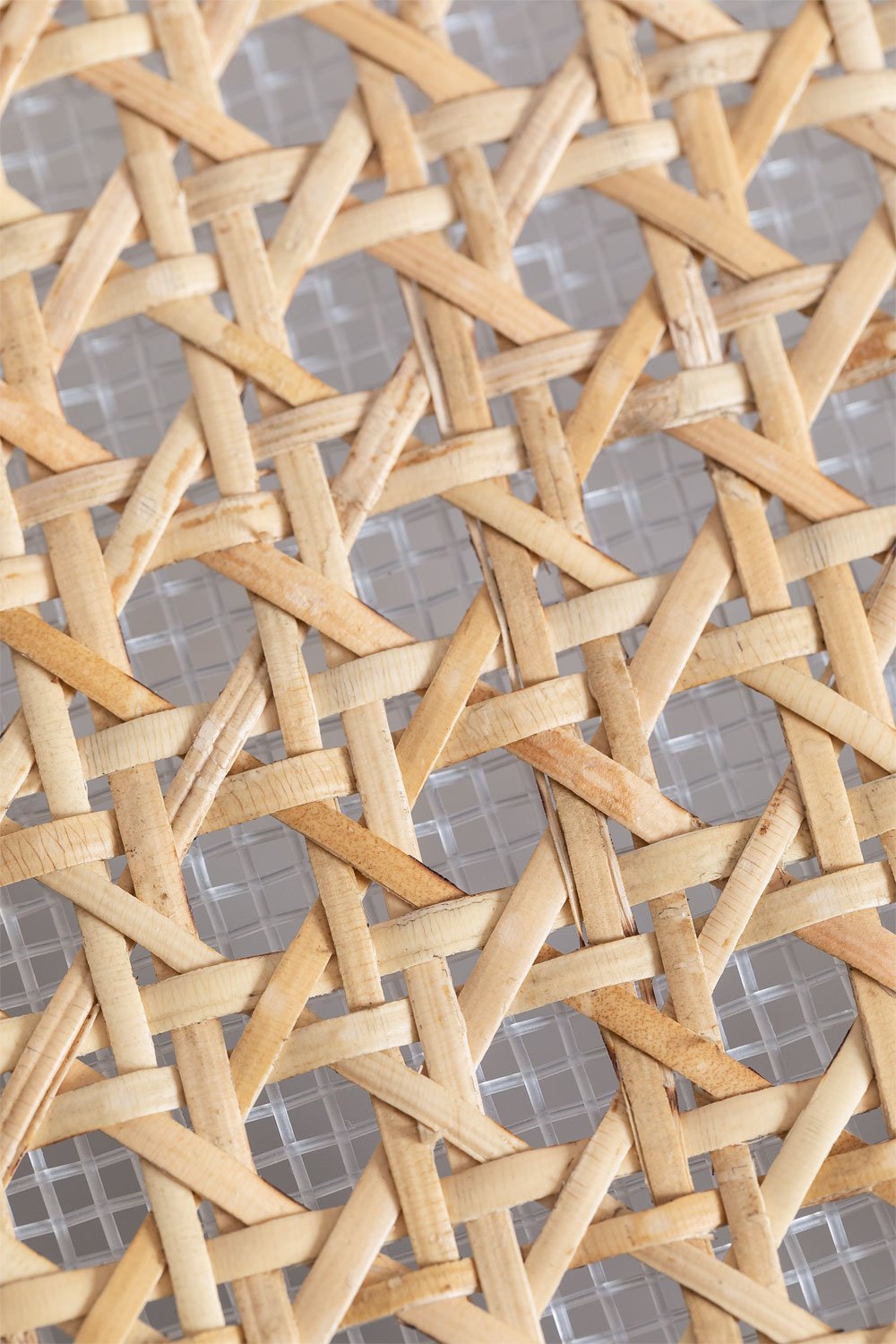 Zestaw 4 krzeseł do jadalni Tento Black z rattanu , obrazek w galerii 8