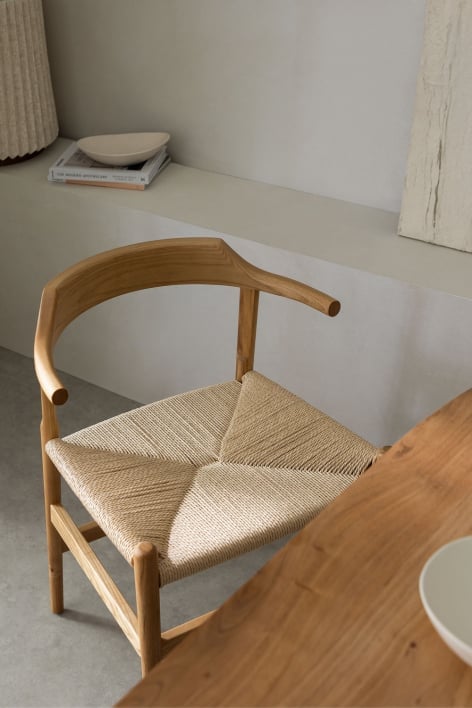 Drewniane krzesło do jadalni New Noel
