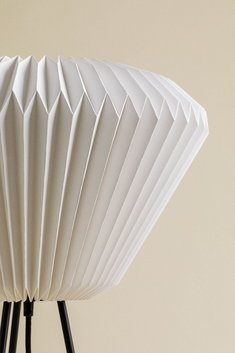 Lampa stołowa Brenze z papieru i metalu, obrazek w galerii 5