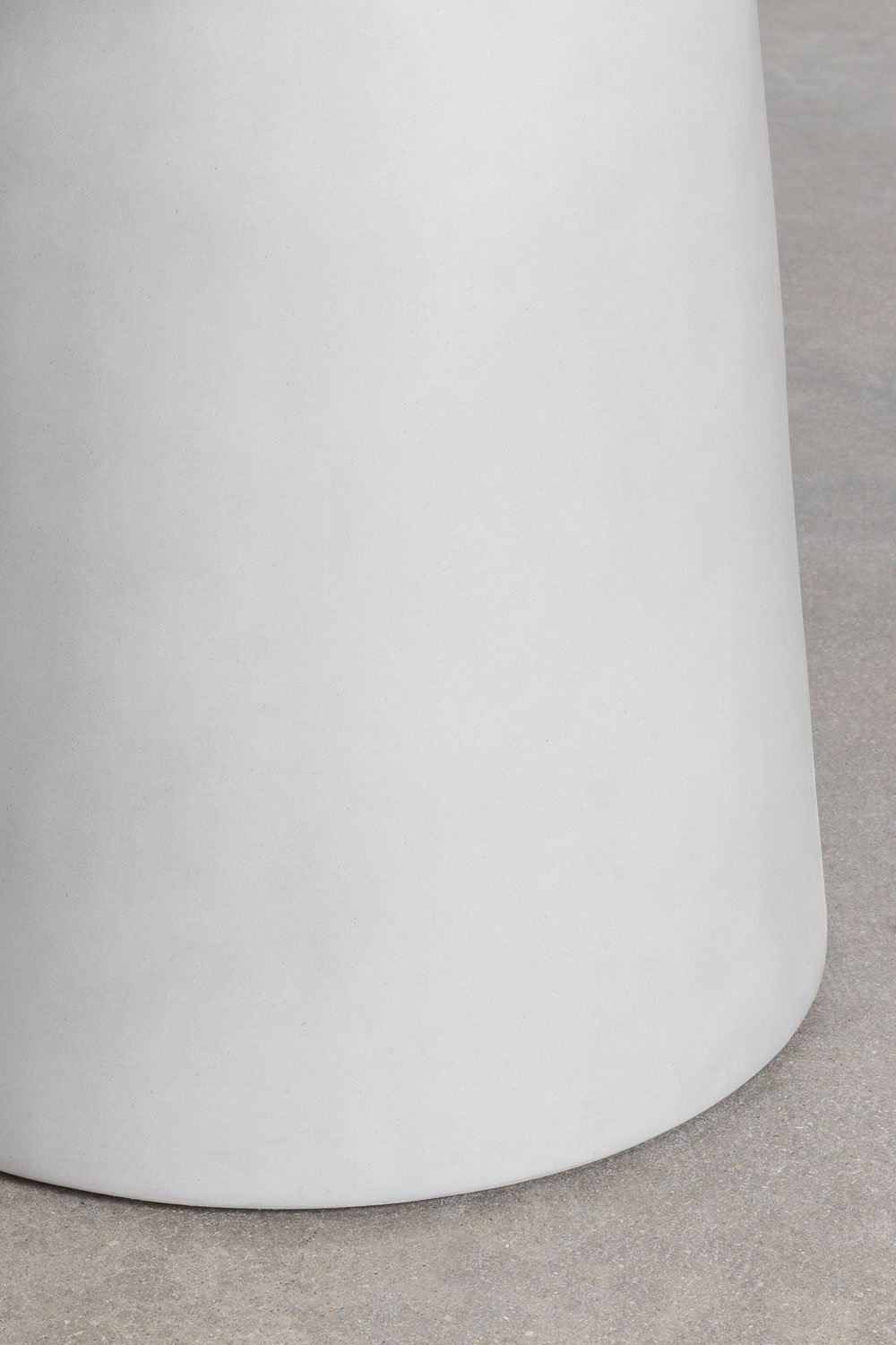 Okrągły stół ogrodowy Ø120 cm z cementu Noemi, obrazek w galerii 5