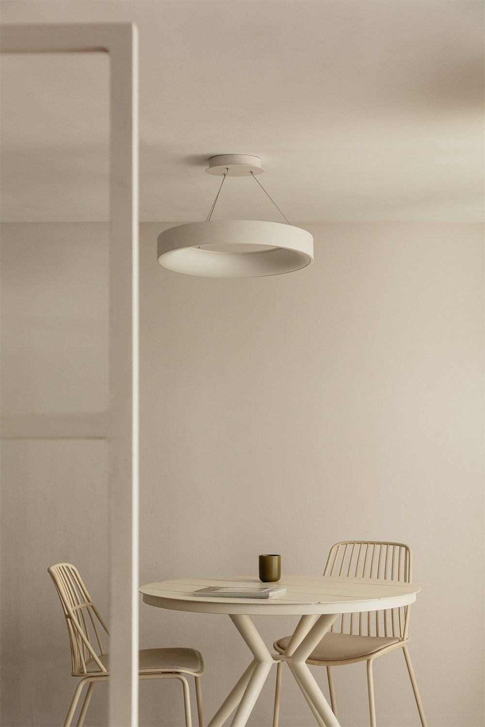 Lampa sufitowa LED z metalu i metakrylanu Dambrine , obrazek w galerii 1