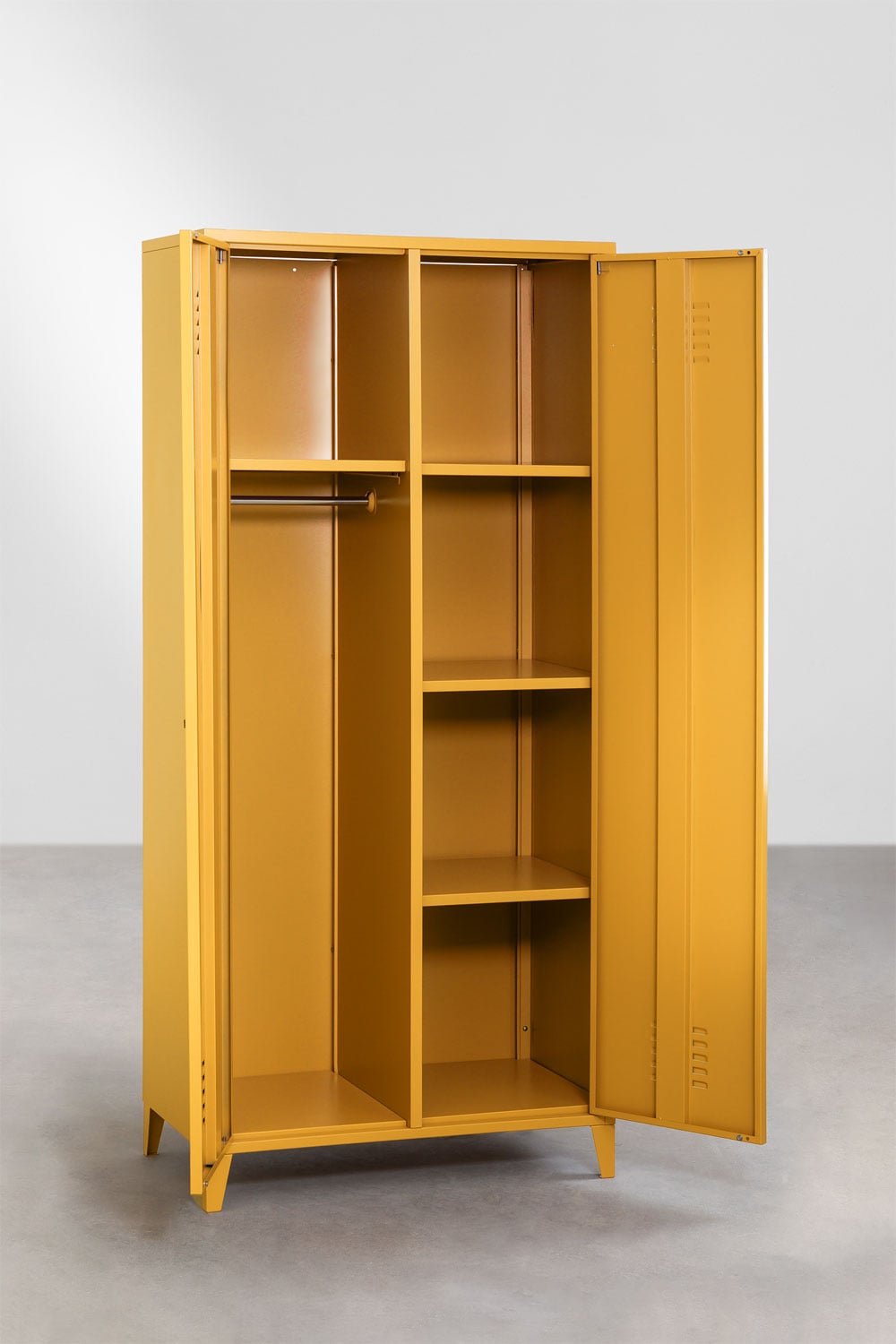 Dwudrzwiowa szafka metalowa ze stali Pohpli, obrazek w galerii 2