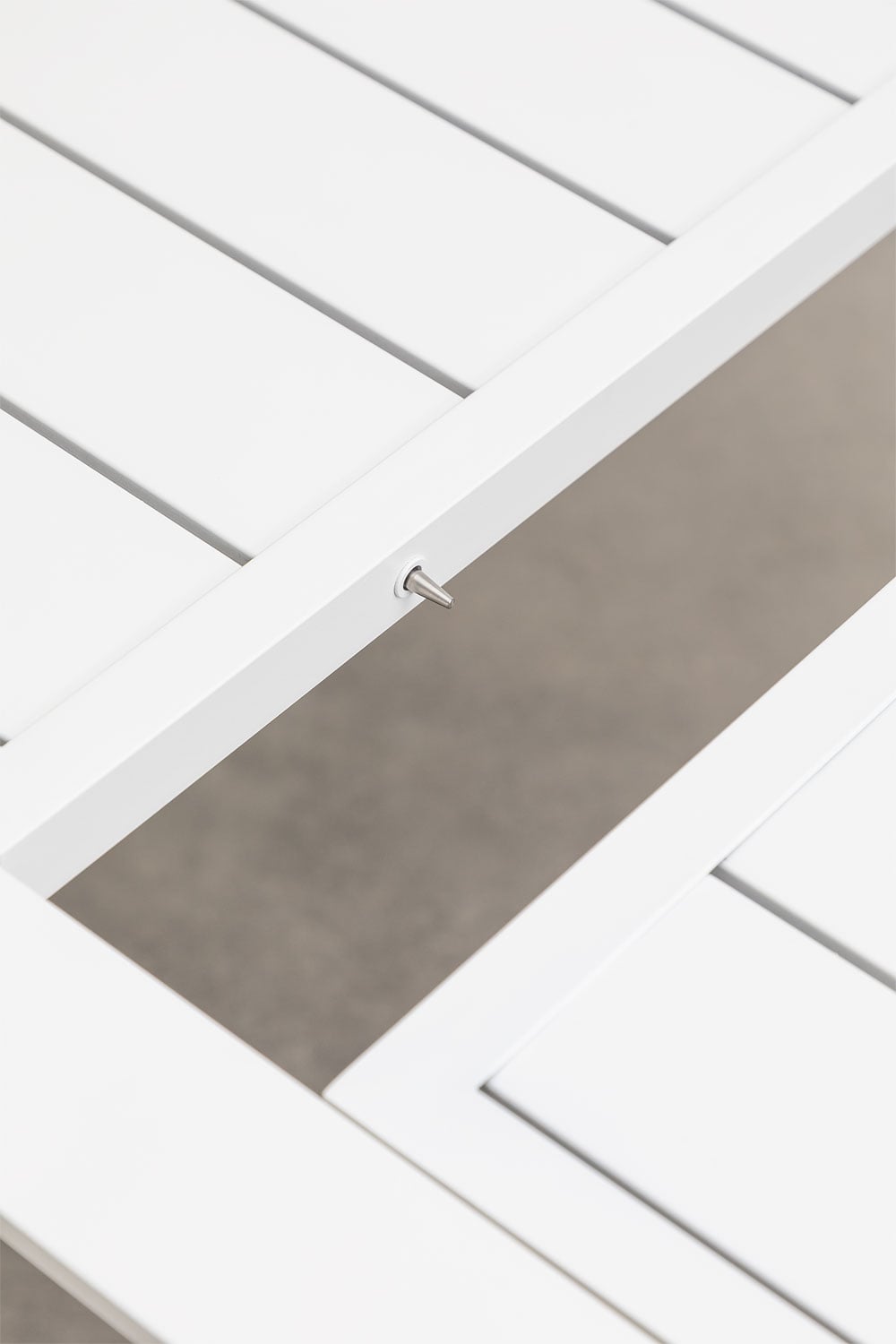 Zestaw stołu prostokątnego 180x240-100 cm rozkładanego Starmi i 6 sztaplowanych krzeseł ogrodowych z aluminium Archer, obrazek w galerii 5