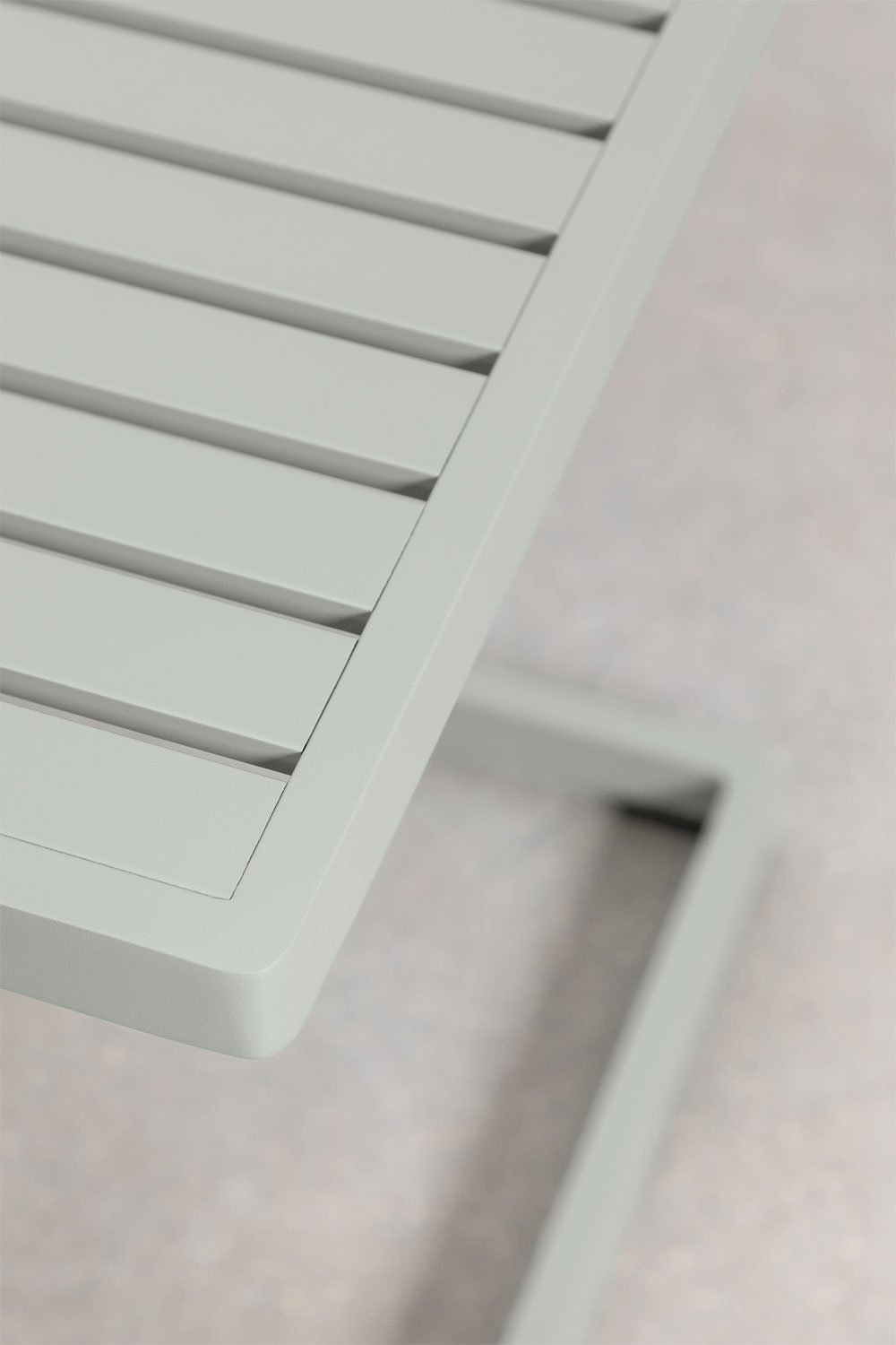 Kwadratowy stolik pomocniczy do ogrodu 40x40 cm z aluminium Dulem, obrazek w galerii 5