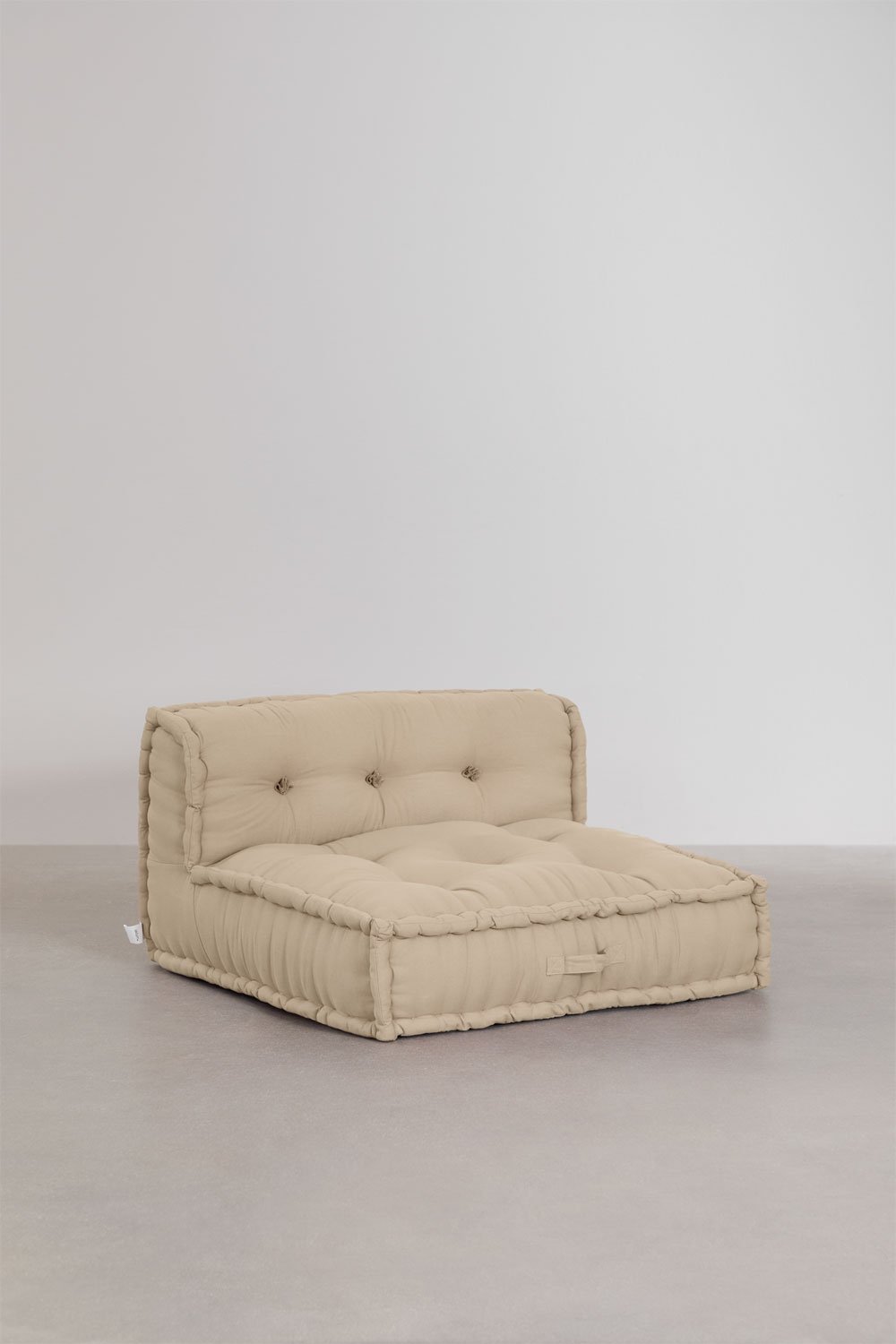 Sofa środkowa do sofy modułowej z bawełny Dhel, obrazek w galerii 2