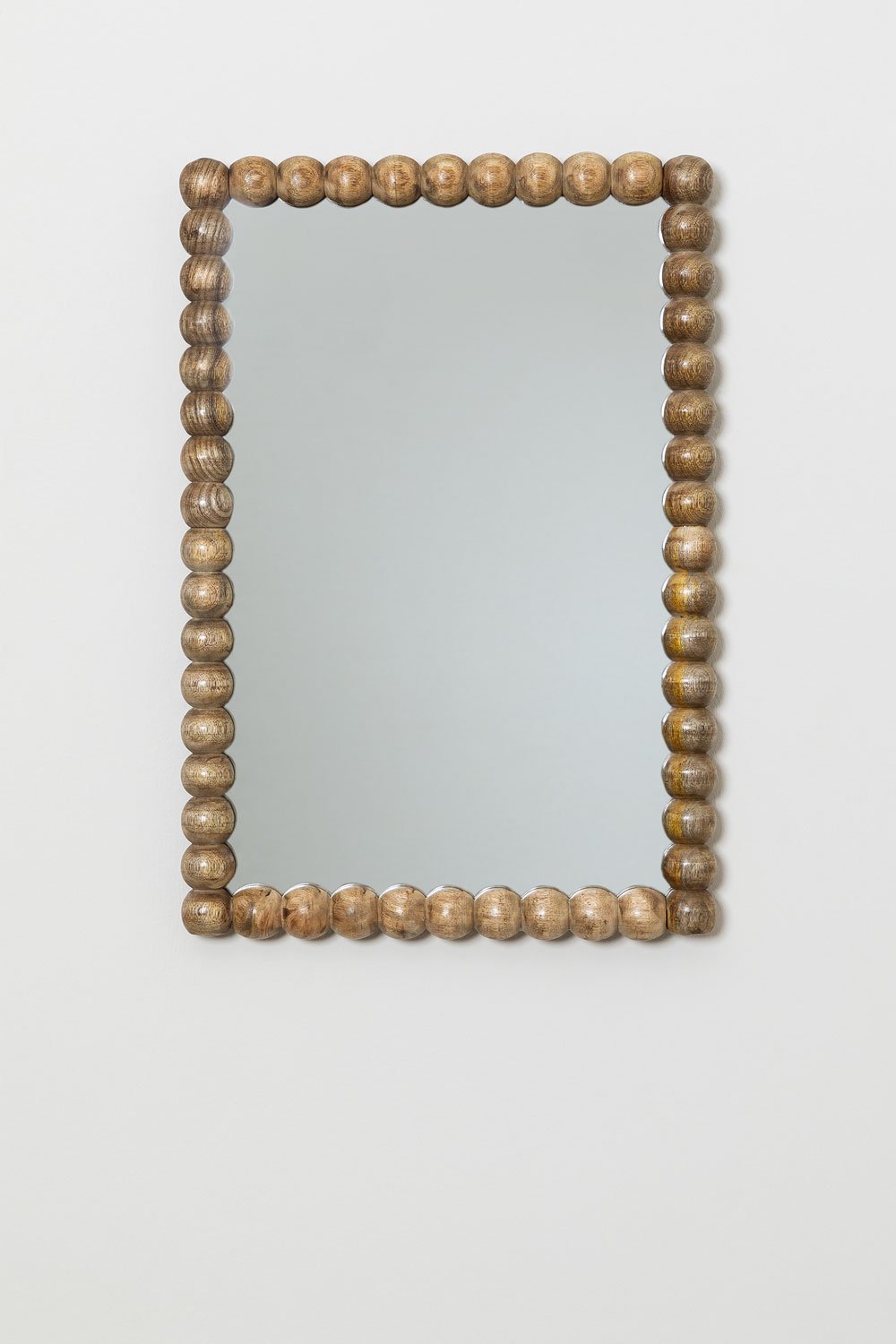 Prostokątne lustro ścienne z uchwytem drewnianym (47x68 cm) Fearne , obrazek w galerii 1