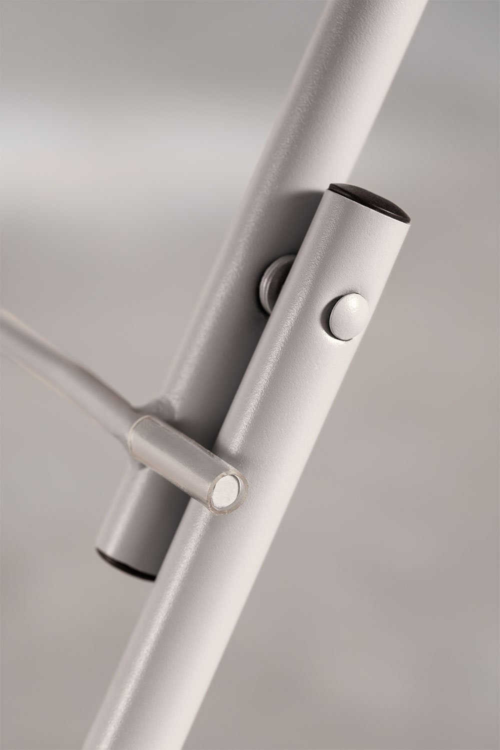 Składany kwadratowy stół kuchenny 60x60 cm ze stali Janti, obrazek w galerii 4