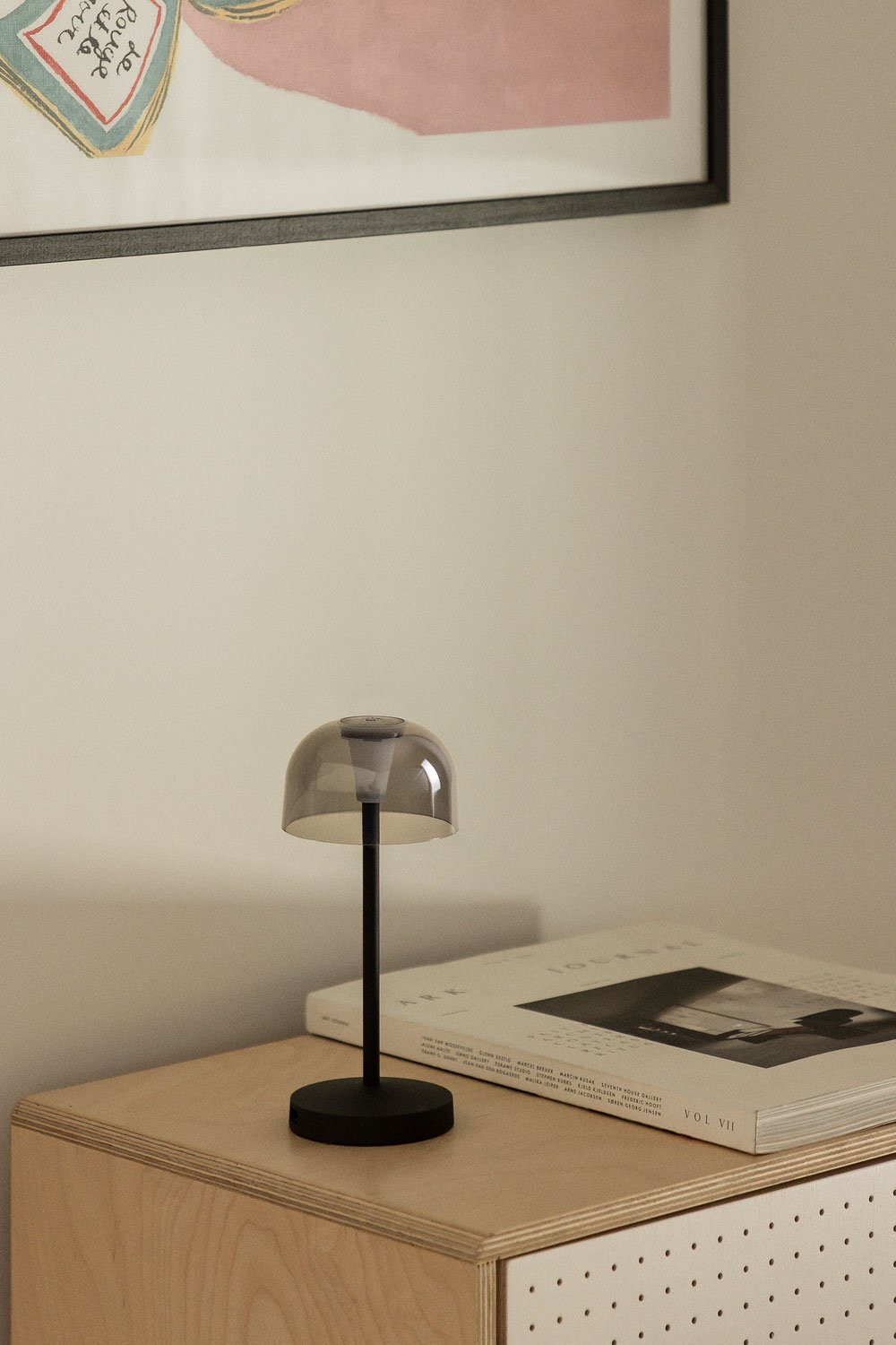 Bezprzewodowa lampa stołowa LED Eunice , obrazek w galerii 1