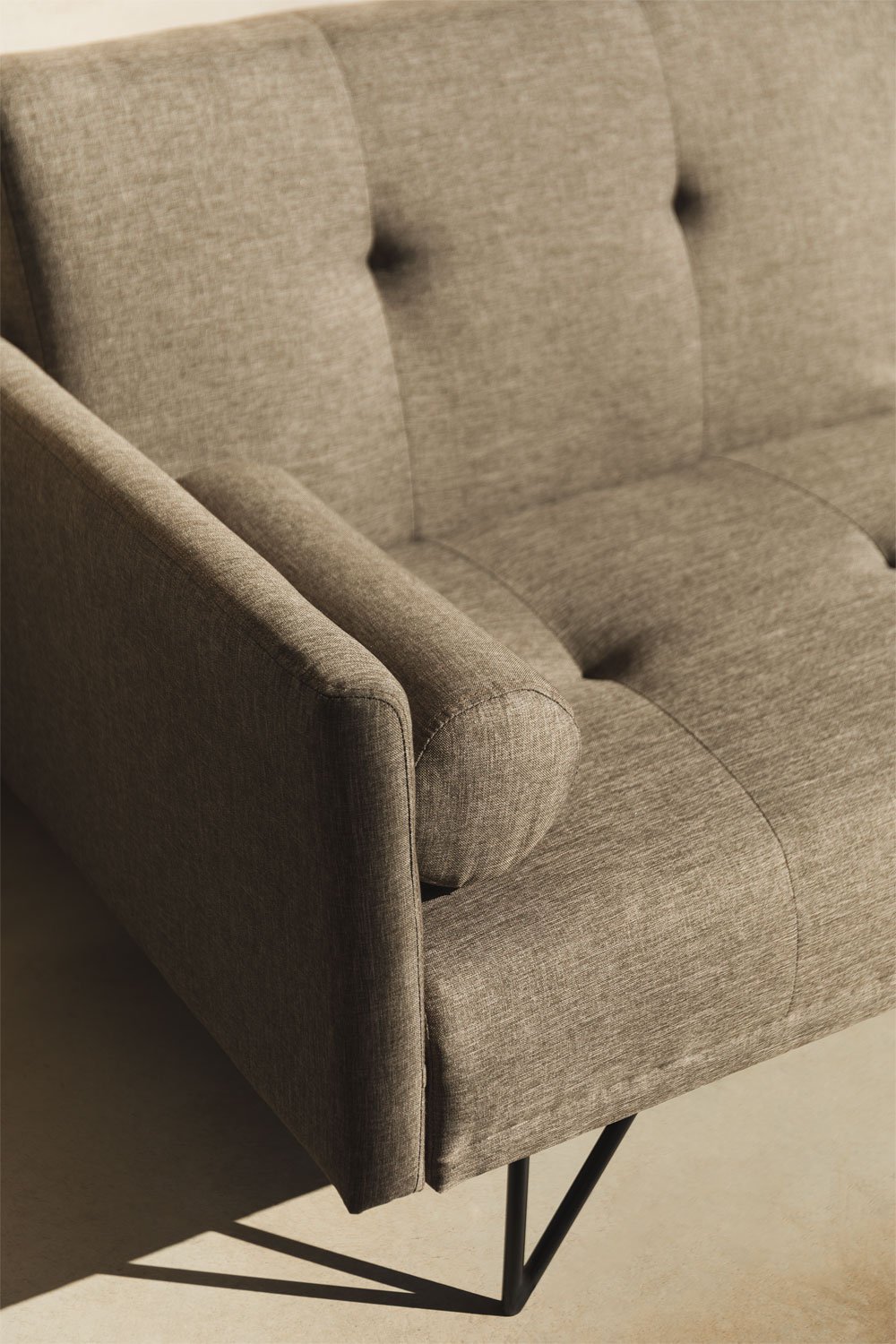 3-osobowa rozkładana sofa z tkaniny Jehrd, obrazek w galerii 2