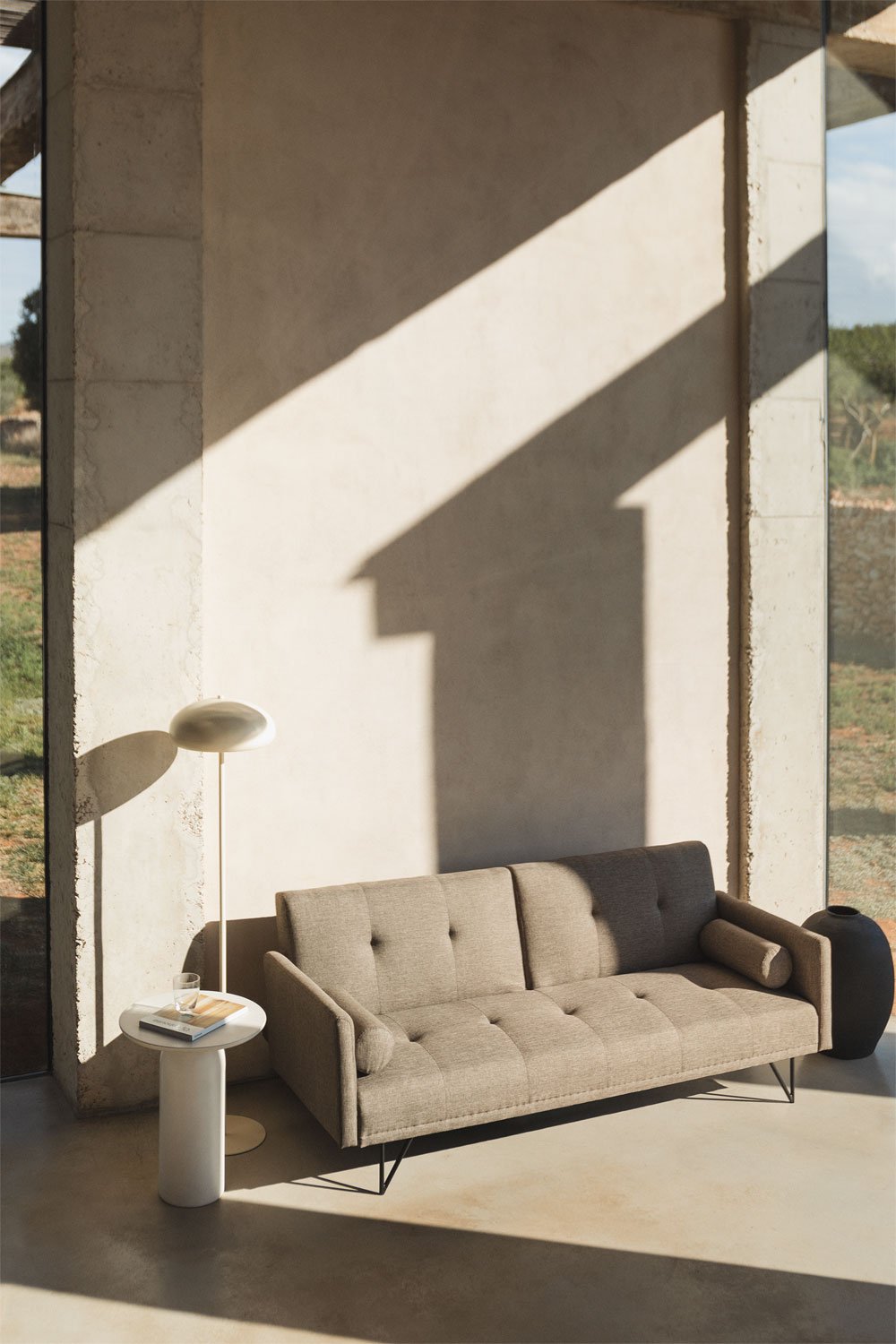 3-osobowa rozkładana sofa z tkaniny Jehrd, obrazek w galerii 1
