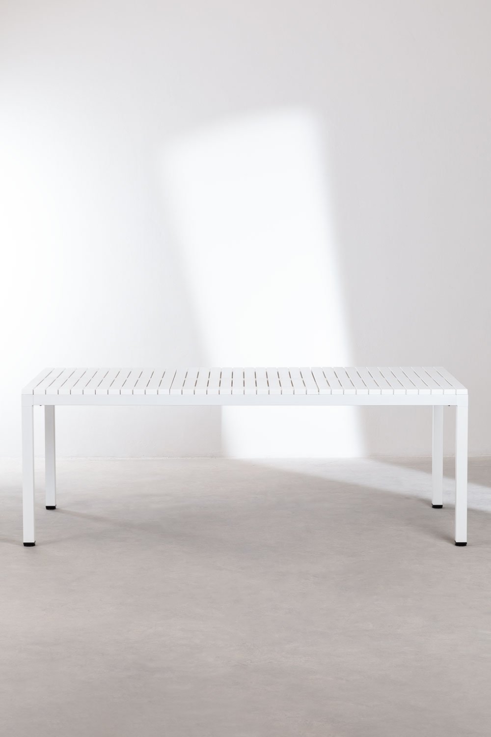 Prostokątny stół ogrodowy 210x100 cm z aluminium Marti, obrazek w galerii 5