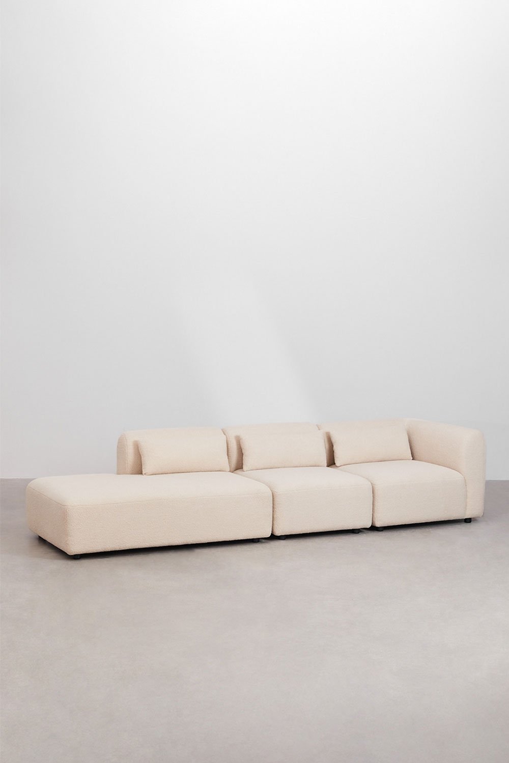 Sofa narożna Fogler 3-częściowa modułowa z leżanką po lewej stronie, obrazek w galerii 3