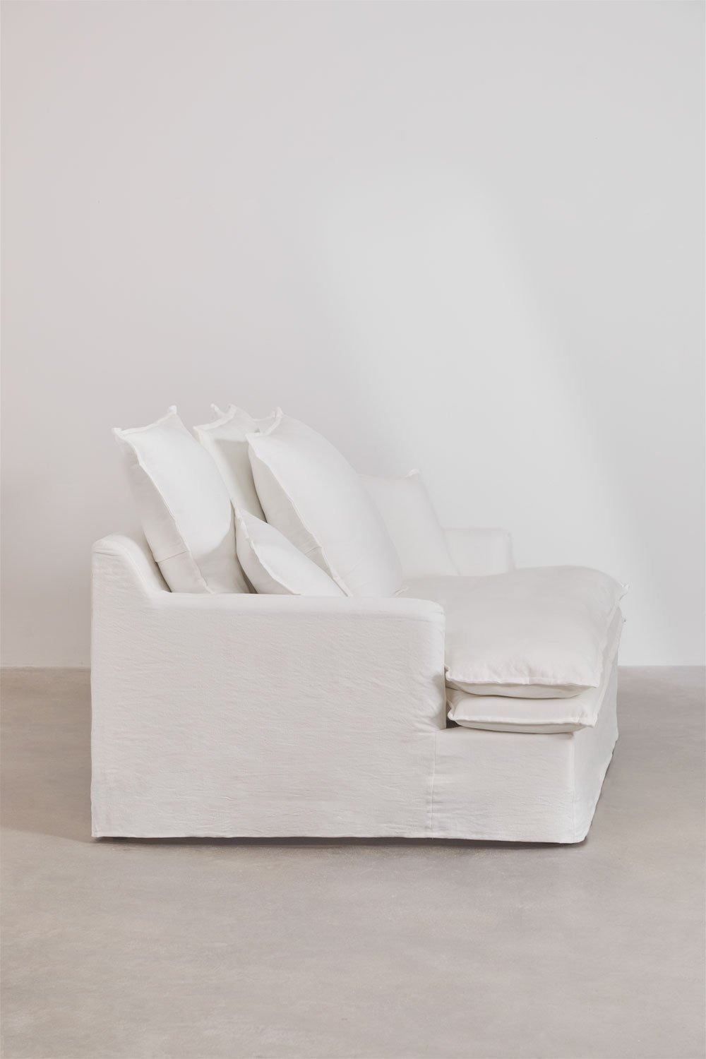 Sofa Lounge Grace z lnu i bawełny, obrazek w galerii 4