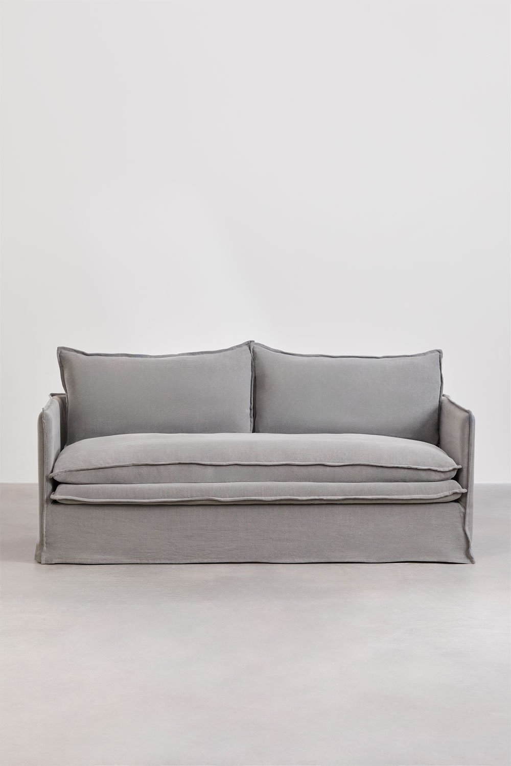 Sofa Grace 3-osobowa z lnu i bawełny, obrazek w galerii 5