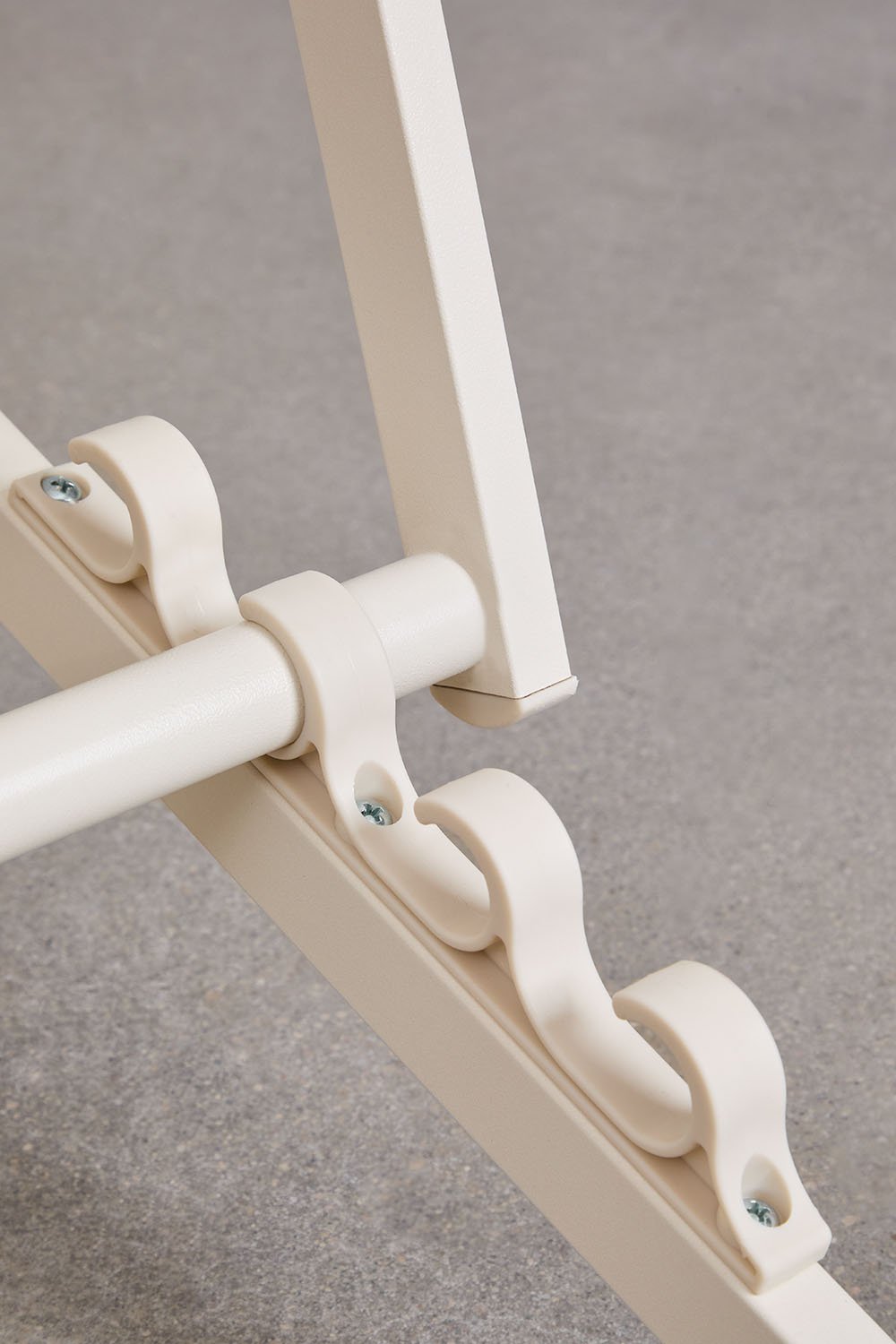 Zestaw 2 składanych leżaków z poduszką ze stali Jensy, obrazek w galerii 7