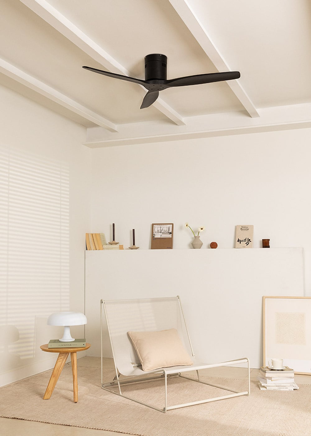 CREATE - WIND CALM - Ventilador de techo 40W silencioso Ø132 cm 100% madera, obrazek w galerii 1