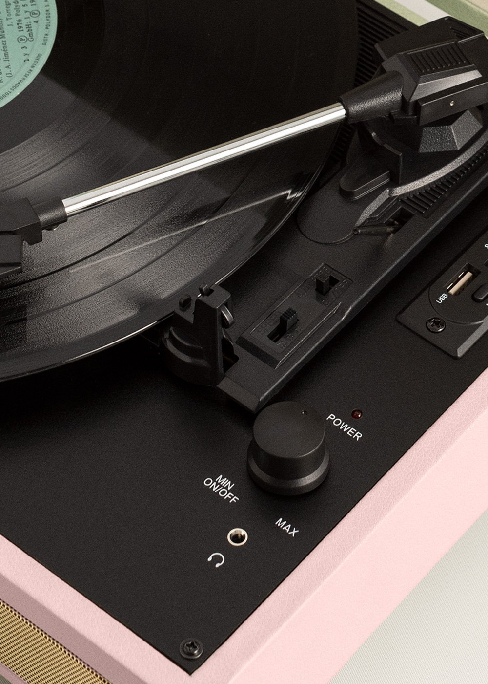 CREATE - RECORD PLAYER POP - Przenosny gramofon w formie walizki z Bluetooth USB, SD, MicroSD i MP3 , obrazek w galerii 7