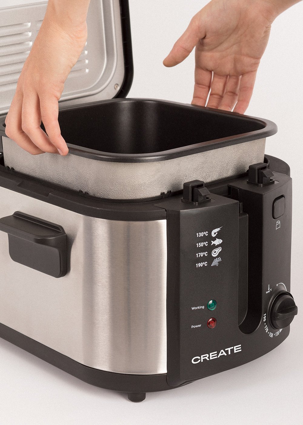 CREATE - FRYER OIL PRO - Frytkownica bezolejowa 3L, obrazek w galerii 6